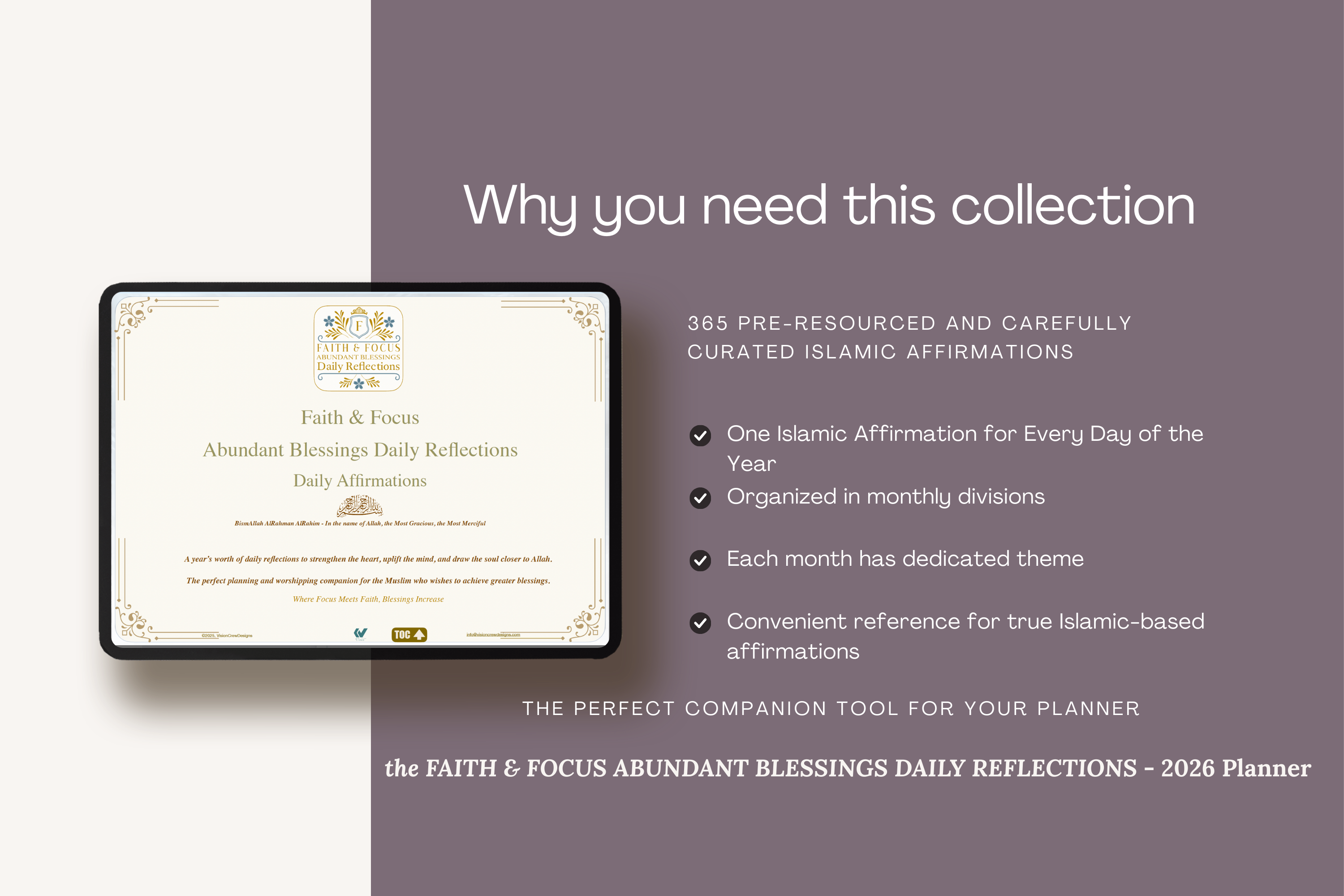 365 Islamic Affirmations Collection