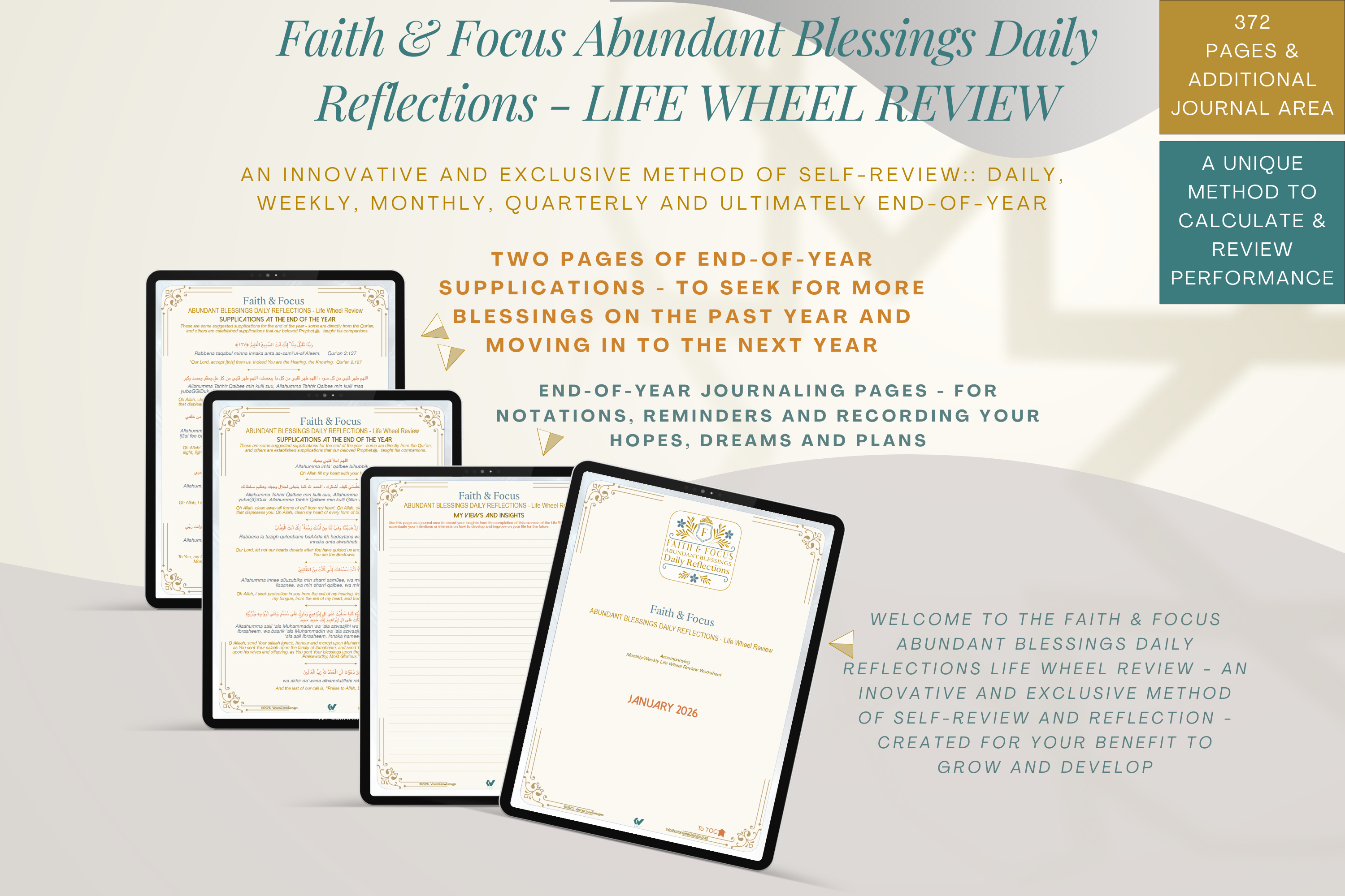Faith & Focus Life Wheel Review System