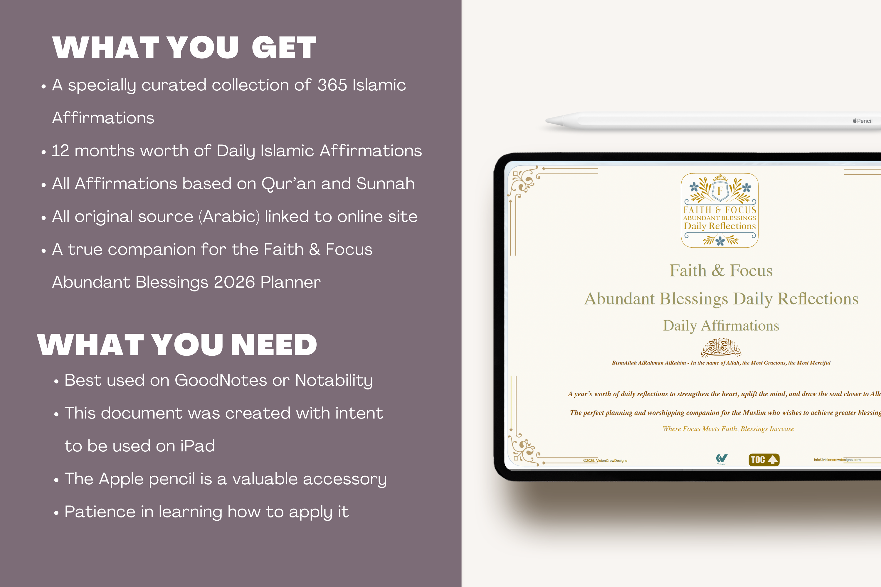 365 Islamic Affirmations Collection