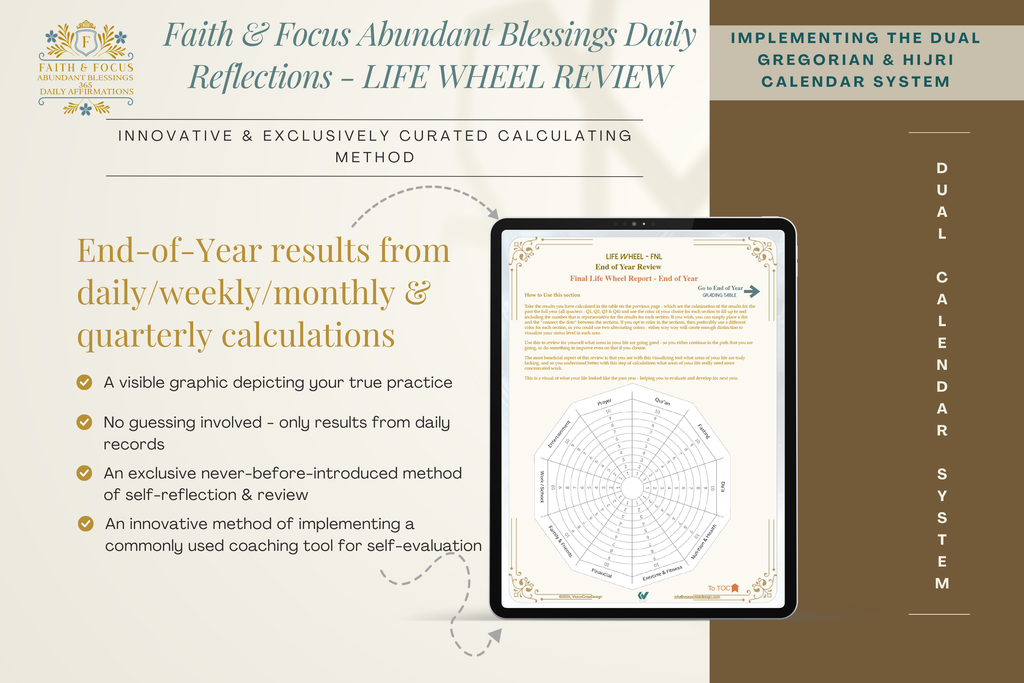 Faith & Focus Life Wheel Review System