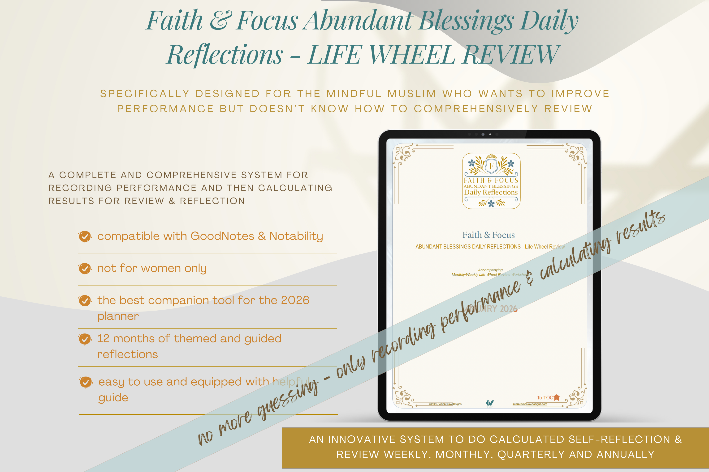 Faith & Focus Life Wheel Review System