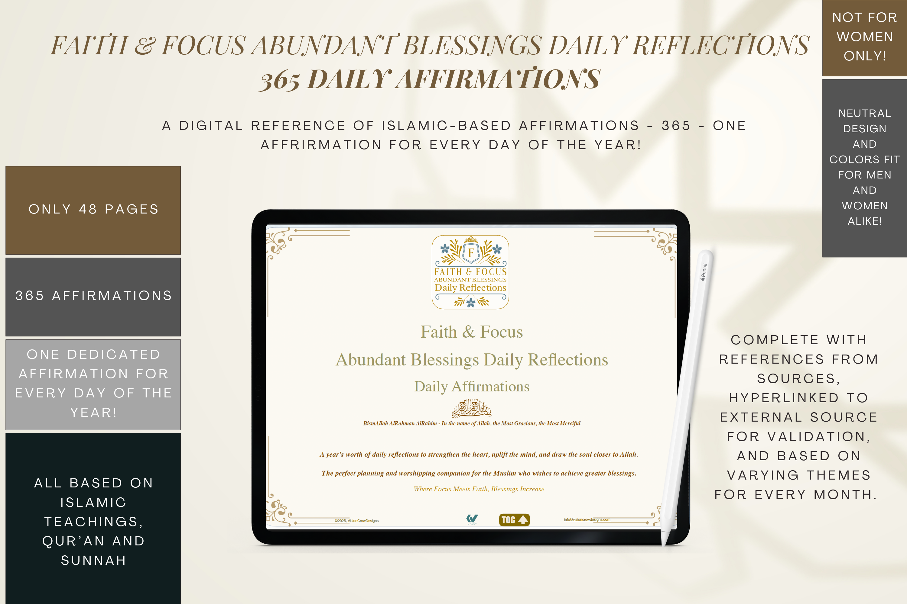 365 Islamic Affirmations Collection