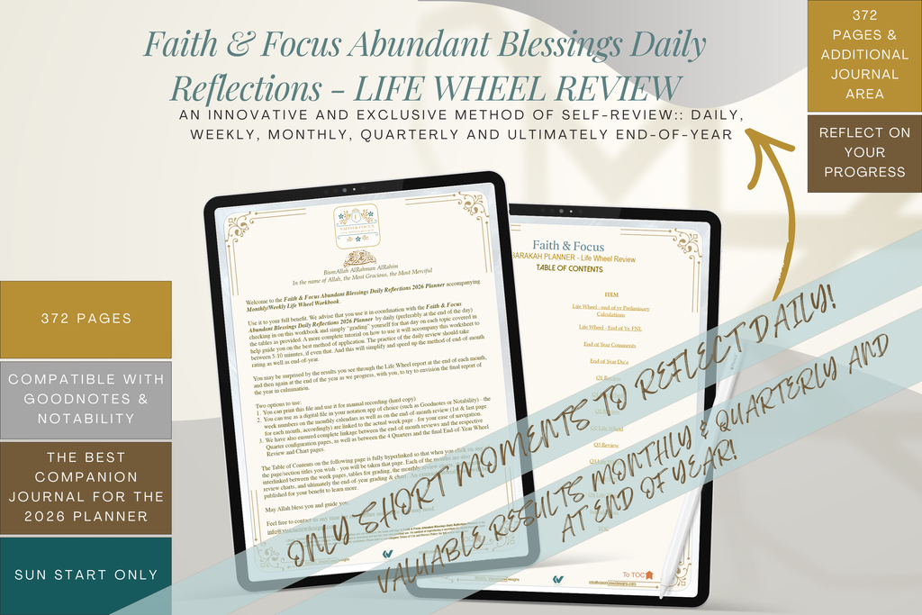 Faith & Focus Life Wheel Review System