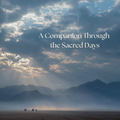 Sun rays breaking through dramatic clouds above distant desert mountains during the sacred days of Dhul Hijjah, with the title ‘A Companion Through the Sacred Days’ displayed in elegant serif typography.