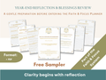 Faith & Focus Year-End Reflection & Blessings Review (Free)