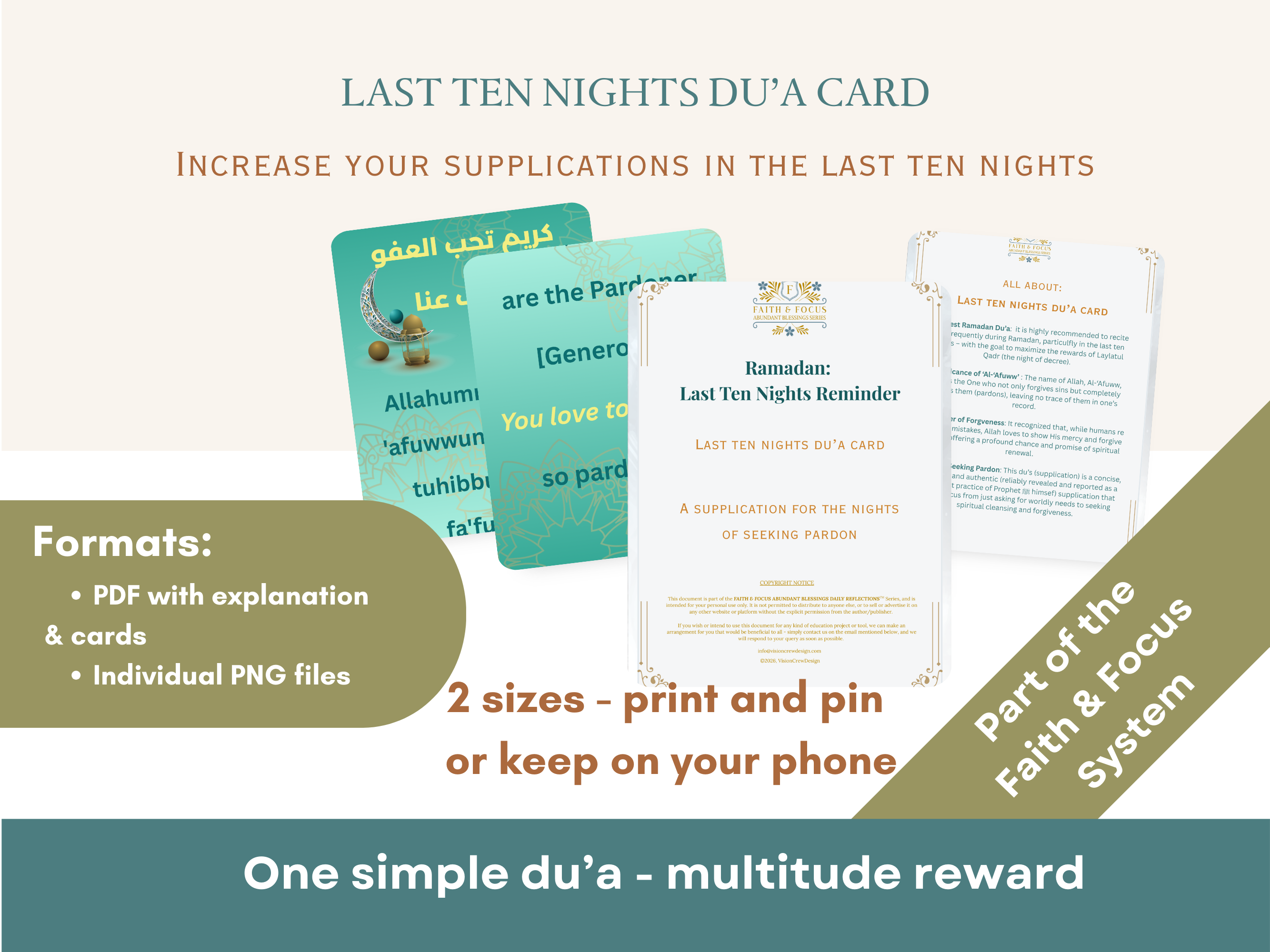 Last Ten Nights Duʿā Card